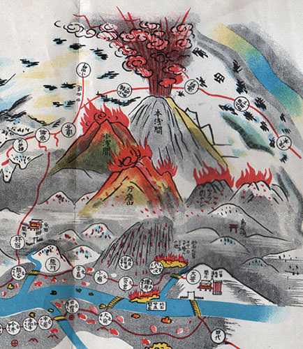 浅間山の噴火