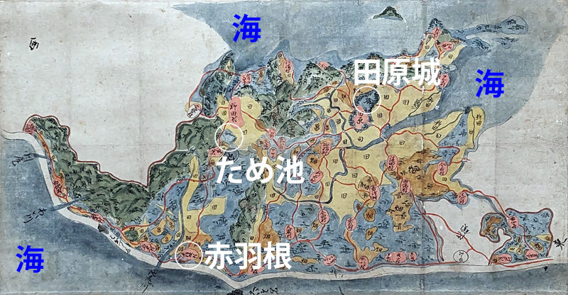 「田原藩」の地図