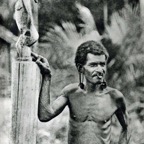 ソロモン島メラネシア族の男