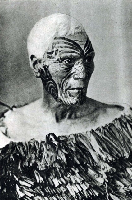 ニュージーランド・マオリ族の酋長