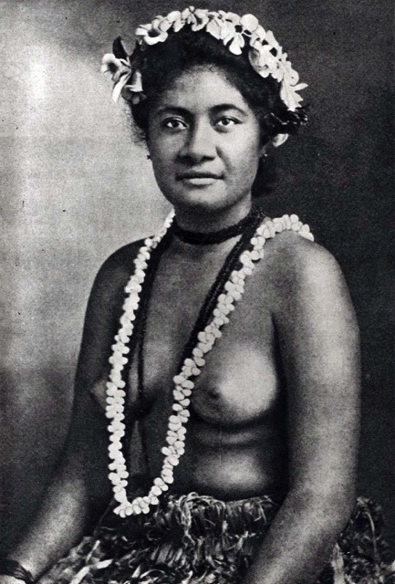 ハワイ・カナヤ族の女