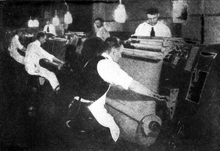 1920年代のフィルム工場