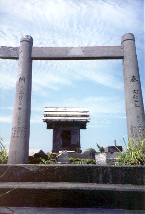 軍艦島の神社