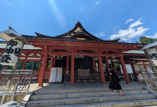 鉄の神様を祀る「南宮大社」