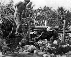 ブーゲンビル島で活躍する日本軍