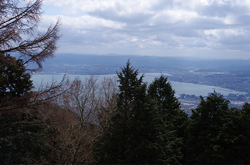 比叡山カタパルトからの眺望