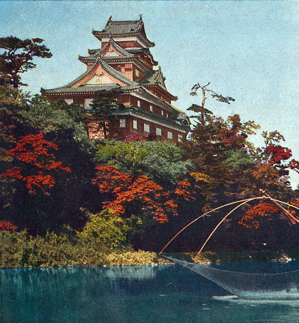 焼失前の岡山城（1931年）