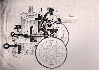 蒸気砲の設計図