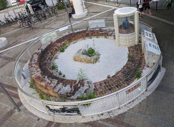 沖縄県営鉄道の転車台跡