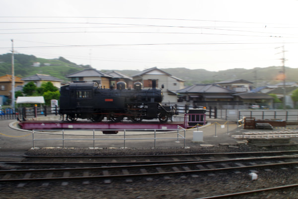 大井川鐵道新金谷駅にあるSL転車台