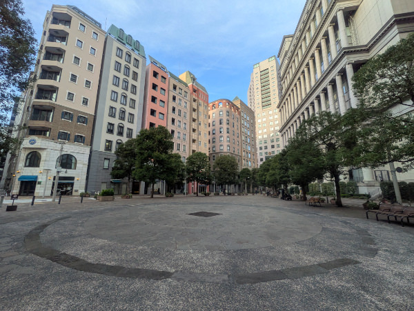日本初の転車台跡（新橋）