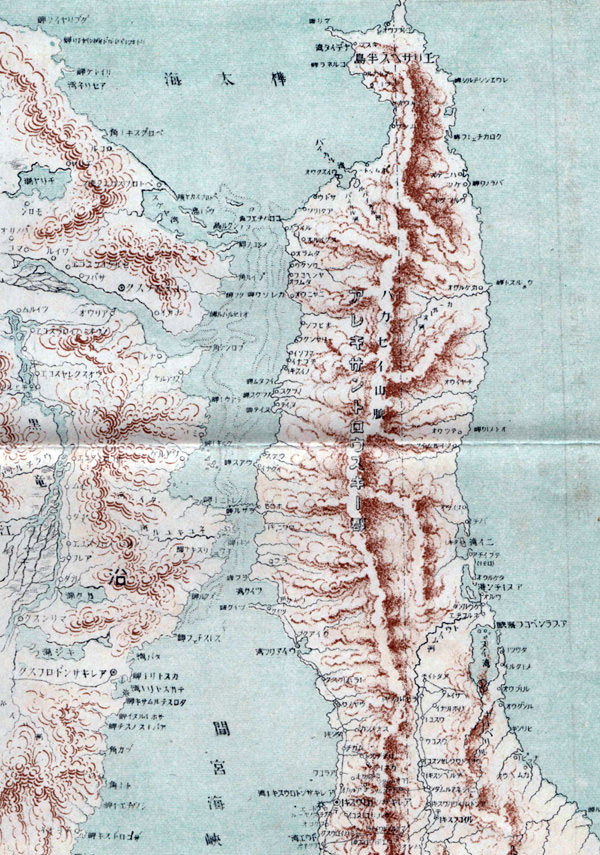 間宮海峡の地図