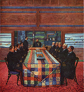 明治天皇、対ロシア宣戦御前会議
