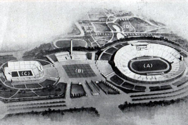 1940年の東京五輪会場