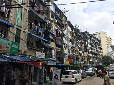 ヤンゴン市街