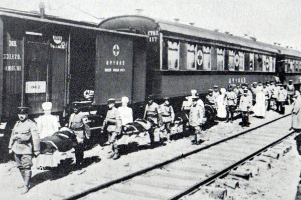 シベリア出兵時の病院列車