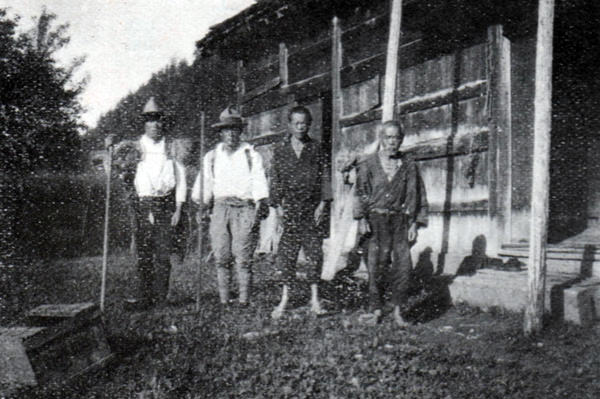 有峰集落の写真（1930年頃）