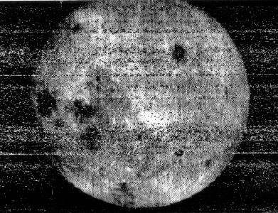 ルナ3号が撮影した月の裏側