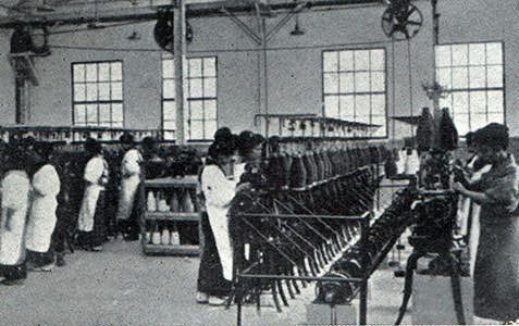 毛織物工場