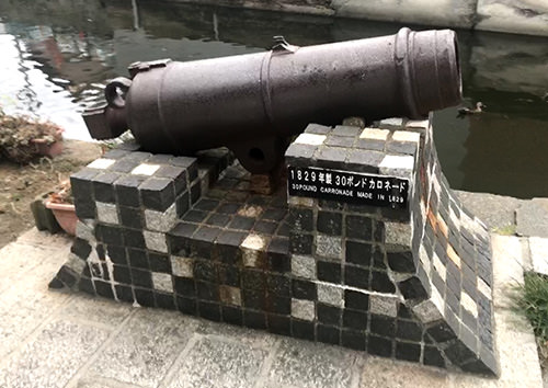 下田の1829年製カロネード砲