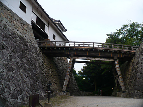 彦根城の大堀切