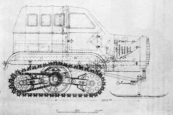 「くろがね」の側面図
