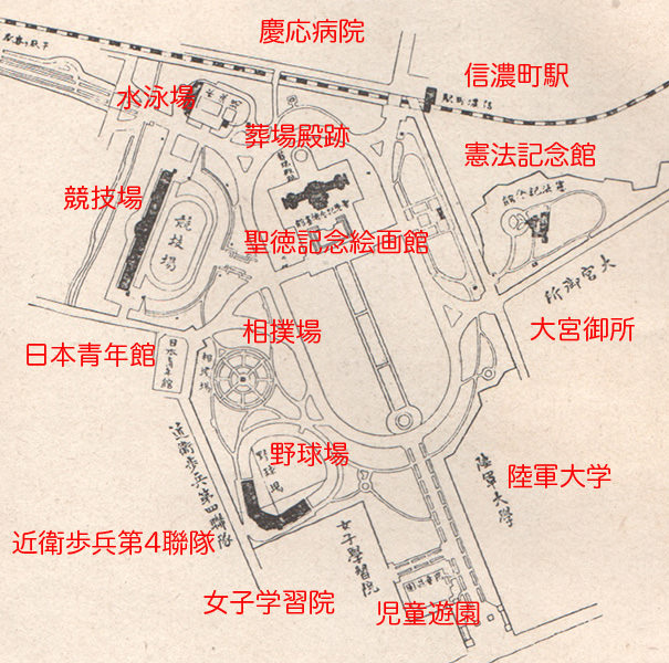 神宮外苑マップ