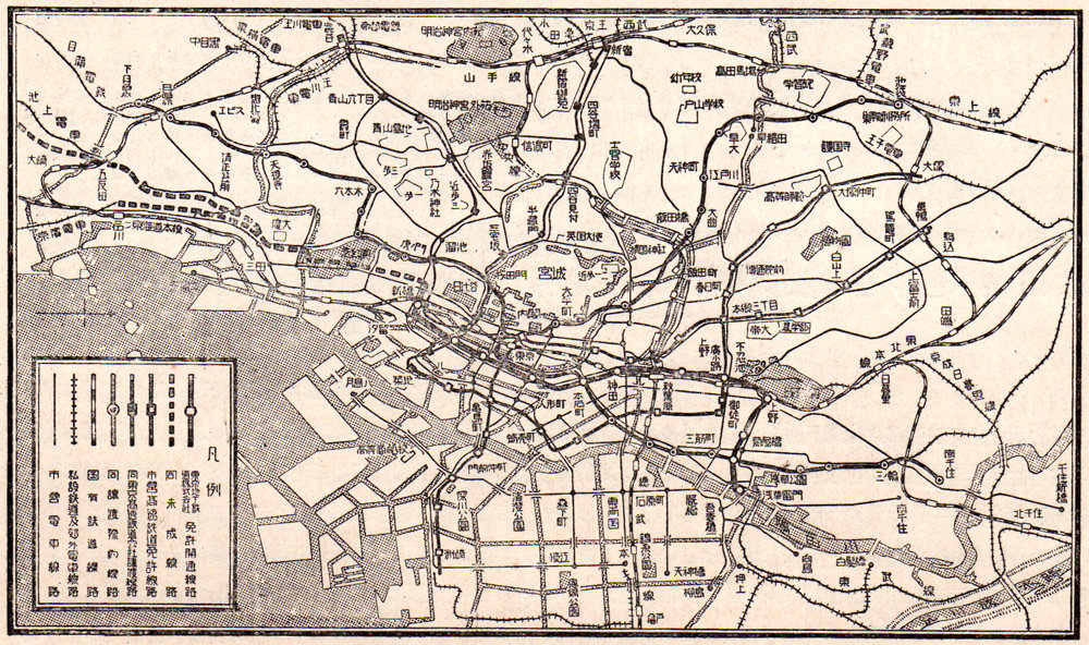 東京都市計画路線網