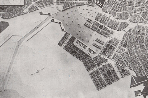 1931年の東京湾予想模型