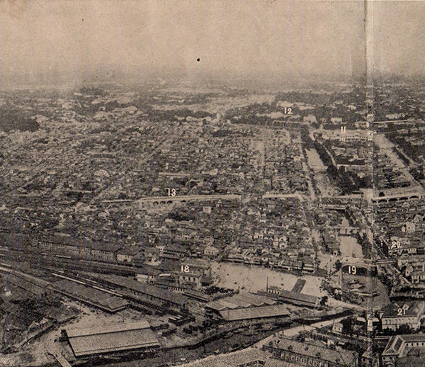 1904年の東京空撮