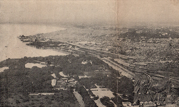 1904年の東京・気球からの空撮